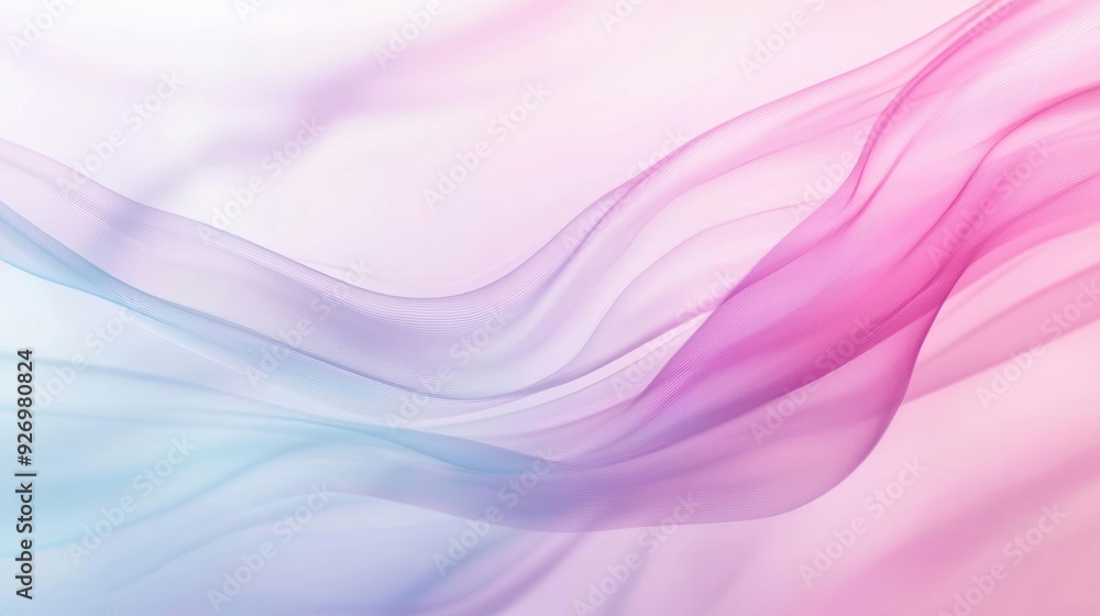 Abstract background with flowing pink and blue fabric. Abstract background with flowing pink and blue fabric.