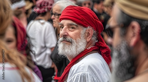Wallpaper Mural Spanish Descendants Cultural Heritage Celebration, Traditional Month, Vibrant Costumes, Joyous Expressions, Festive Backdrop Torontodigital.ca
