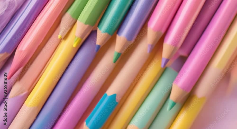 lots of colored pencils arranged neatly lots of colored pencils arranged neatly