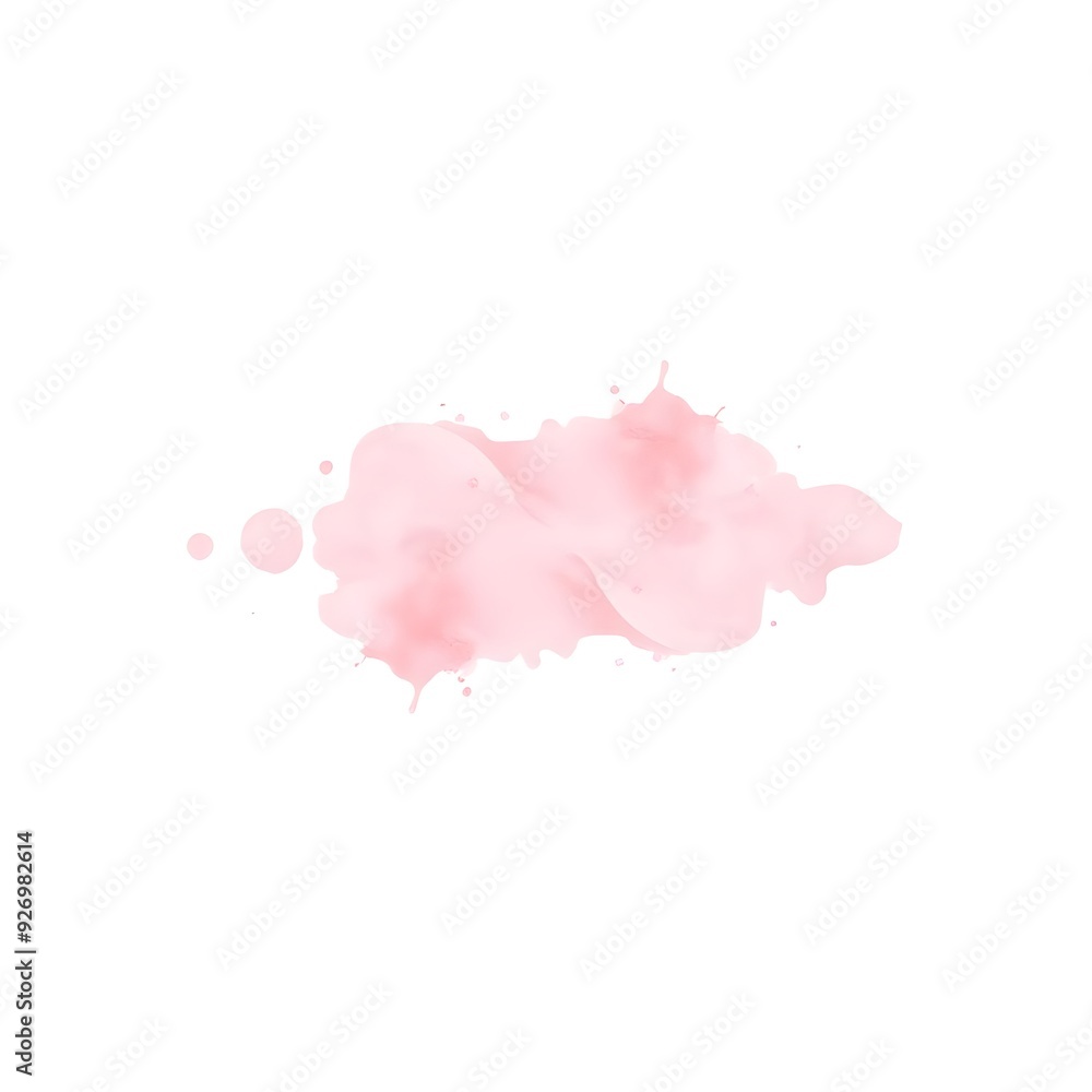 Soft abstract Watercolor pink paper isolated on white background Soft abstract Watercolor pink paper isolated on white background