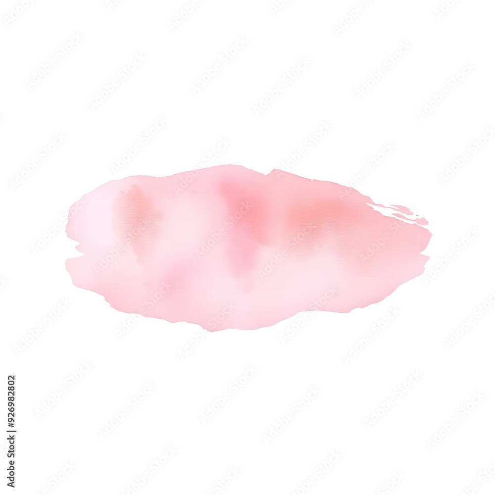 Soft abstract Watercolor pink paper isolated on white background Soft abstract Watercolor pink paper isolated on white background