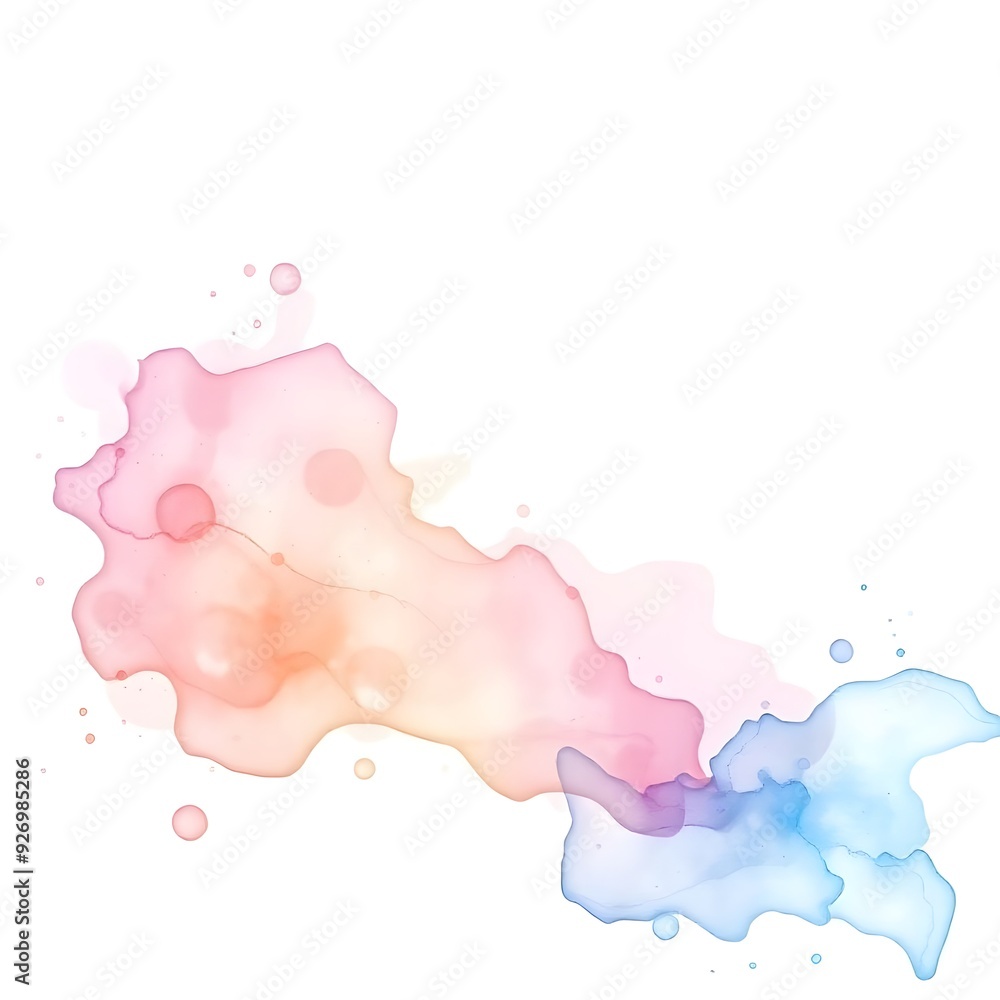 soft watercolor splash isolated on white background soft watercolor splash isolated on white background