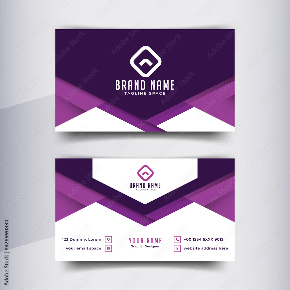Fototapeta premium Business Card Design Template For Modern Corporate