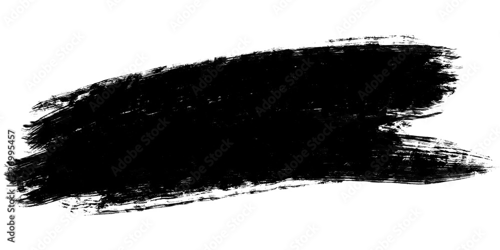 Black Grunge Brushstroke - Transparent Background Black Grunge Brushstroke - Transparent Background