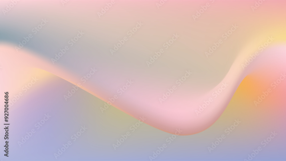 Fototapeta premium ABSTRACT BACKGROUND ELEGANT GRADIENT MESH SMOOTH LIQUID PASTEL COLORFUL DESIGN VECTOR TEMPLATE GOOD FOR MODERN WEBSITE, WALLPAPER, COVER DESIGN 