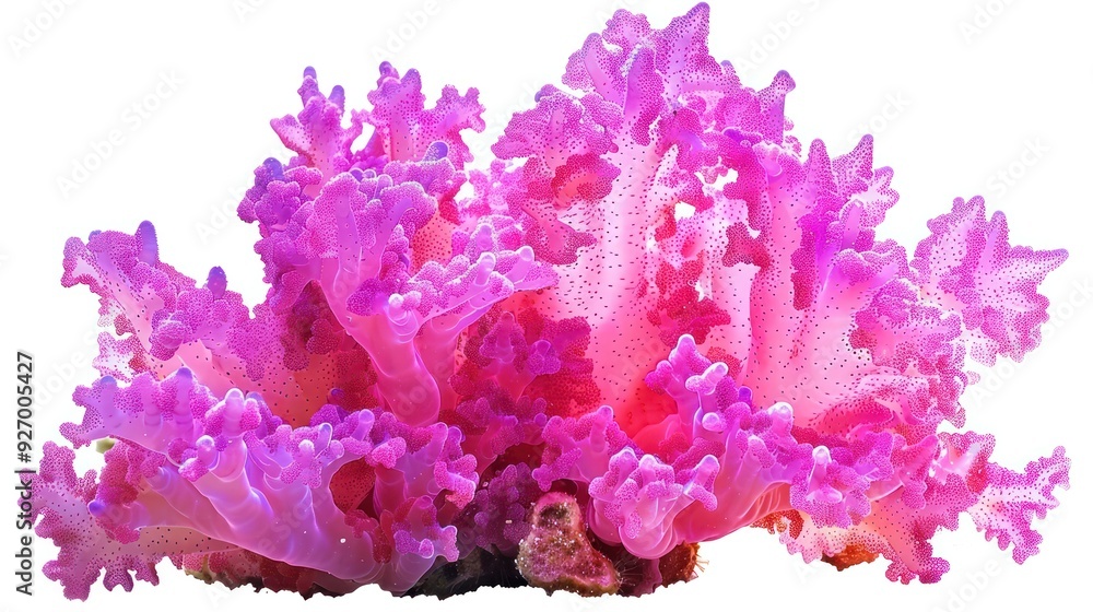 Pink Coral Isolated on White Background Pink Coral Isolated on White Background
