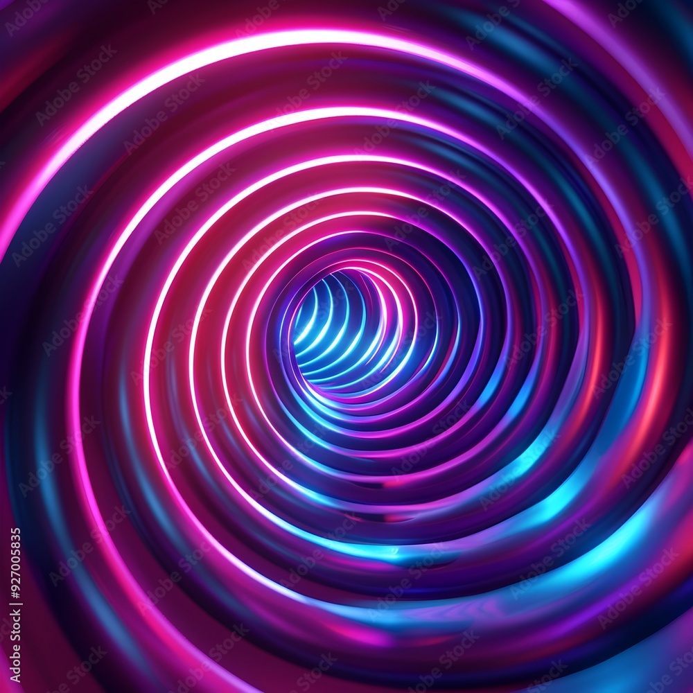 Mesmerizing Neon Swirl Futuristic Glowing Light Tunnel Background for Product Display Mesmerizing Neon Swirl Futuristic Glowing Light Tunnel Background for Product Display