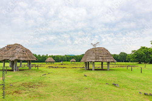 Oyu kanjo-resseki (Oyu Stone Circle),  late Jomon period (approx. 2,000 – 1,500 BC) archaeological site, UNESCO World Heritage Site