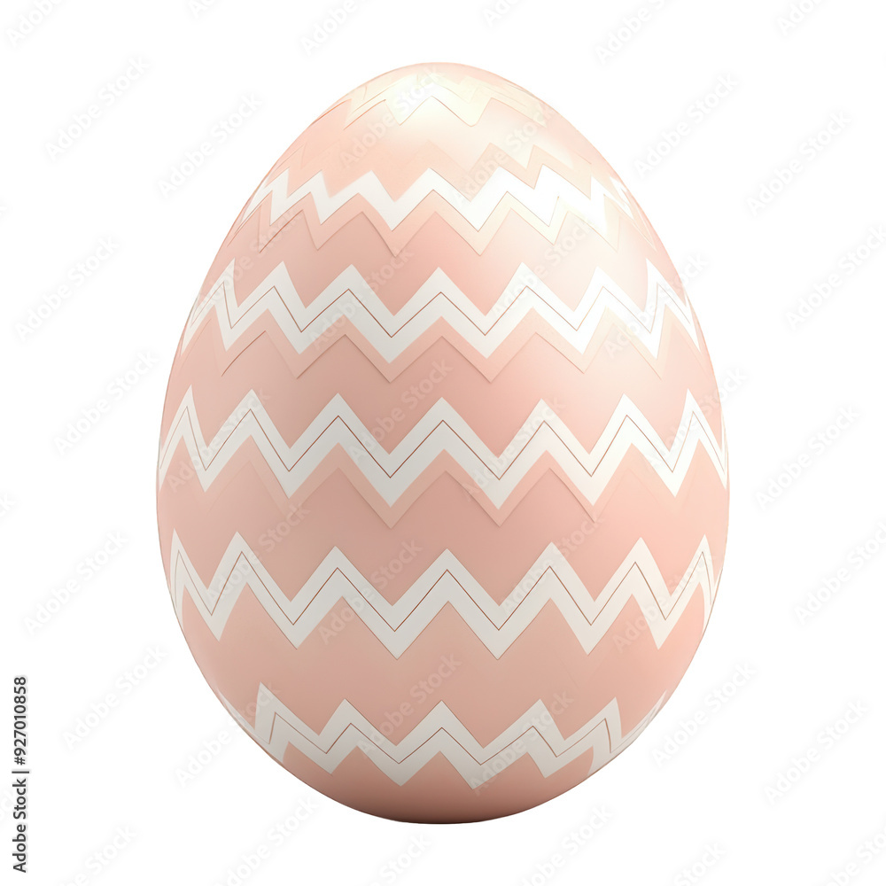 Pastel Peach Easter Egg With Zigzag Patterns, Isolated On Transparent Png Background, Perfect For Easter-Themed Designs . Generative ai Pastel Peach Easter Egg With Zigzag Patterns, Isolated On Transparent Png Background, Perfect For Easter-Themed Designs . Generative ai