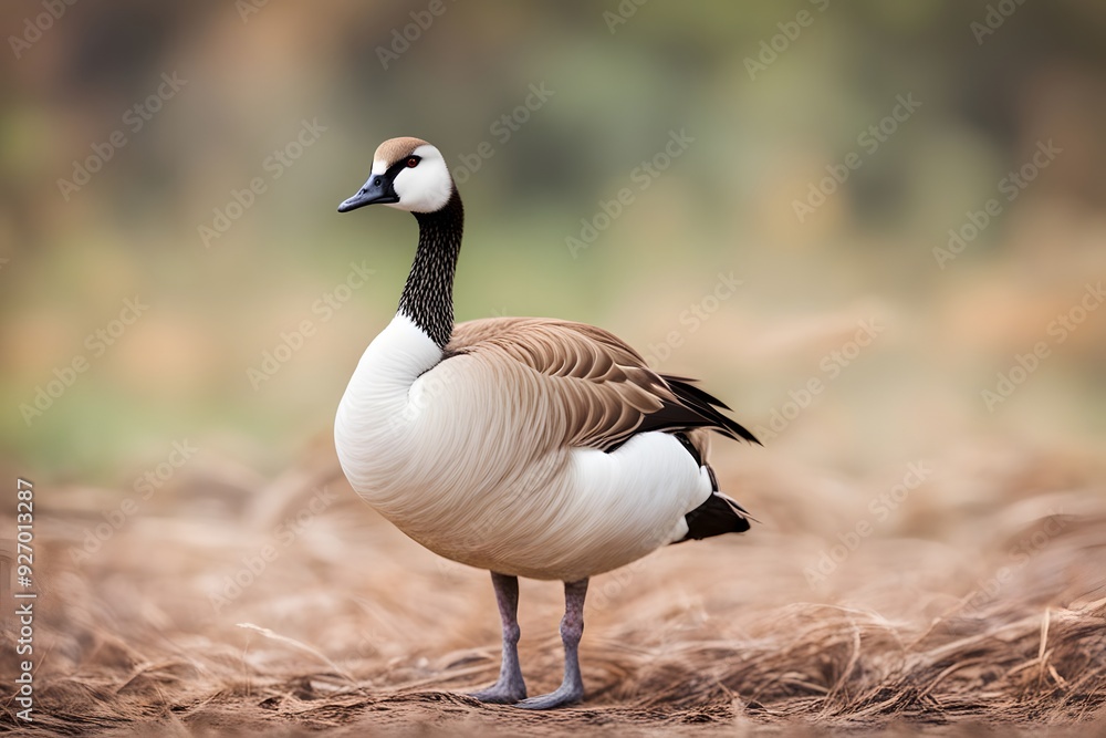 African goose bird blurry nature background, Ai Generated African goose bird blurry nature background, Ai Generated