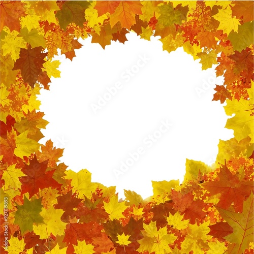 beautiful multicolored autumn leaves, a banner with a copy of the space for your advertising, autumn discounts, sale