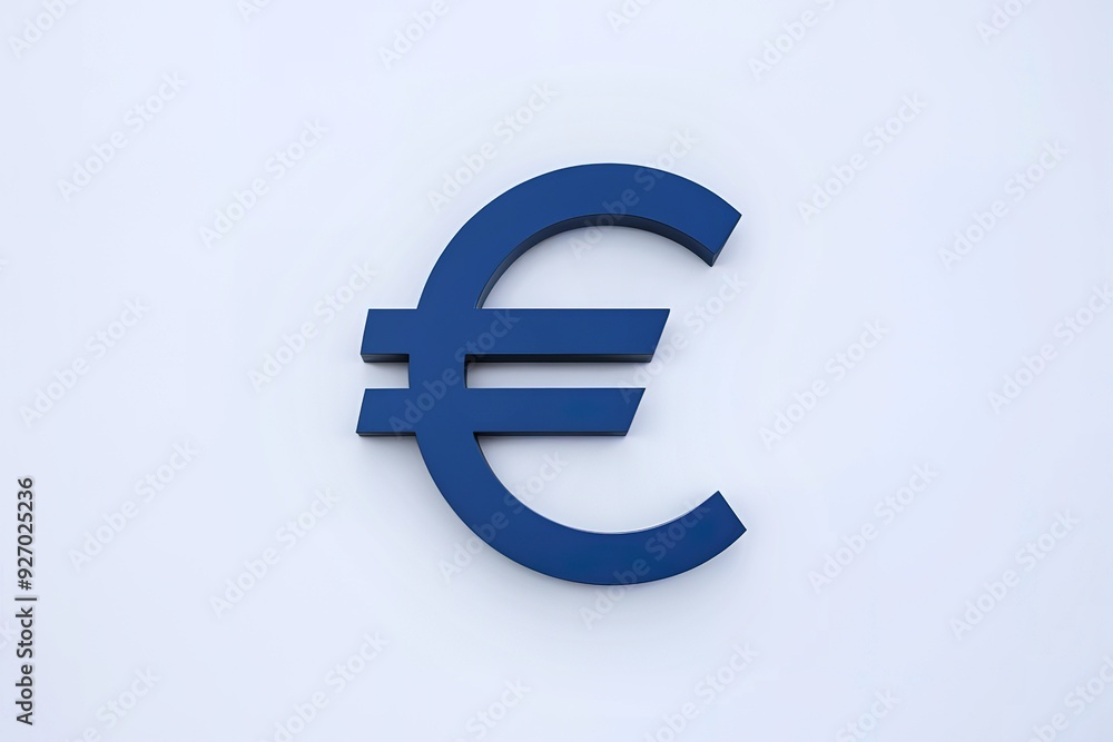 An elegant and minimalistic design featuring the iconic Euro symbol