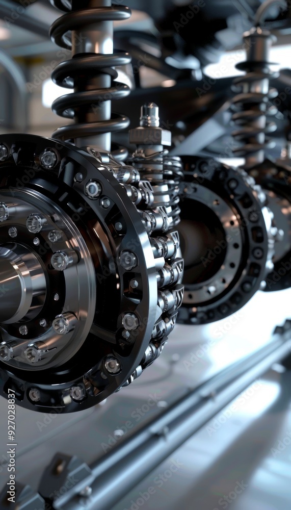 Internal Car Suspension System Function and Shock Absorption Animation for Engineering Internal Car Suspension System Function and Shock Absorption Animation for Engineering