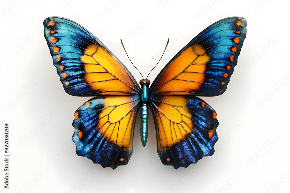 Obraz premium butterfly isolated on white background