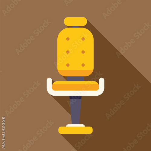Comfortable adjustable driver seat with mechanic parts for adjusting height and backrest position