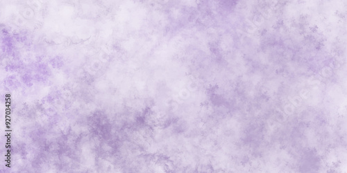 purple, white watercolor textured on white paper background. Grunge smoke texture art design with space for text or image. Aquarelle paint paper textured canvas element for text design, Colo gradient.