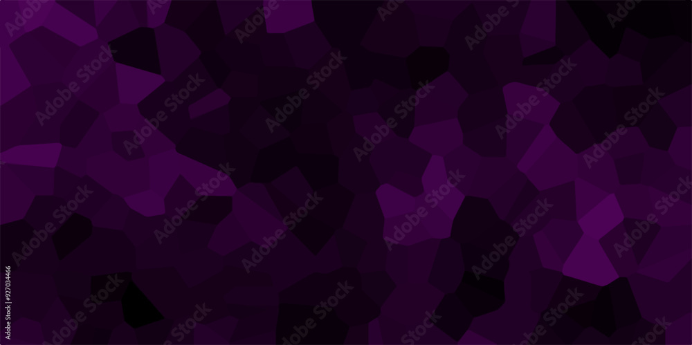 Obraz premium Beautiful purple and crystallized black background. abstract light colorful stone tile pattern. modern wallpaper, trendy simple minimal geometric pastel background vector abstract mosaic backdrop.