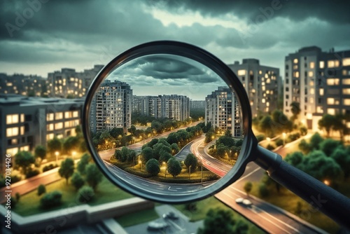 Wallpaper Mural Cityscape Magnification Torontodigital.ca