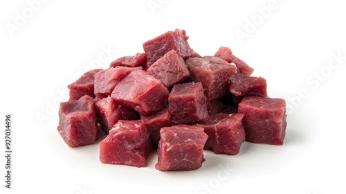 Raw Diced Beef Meat