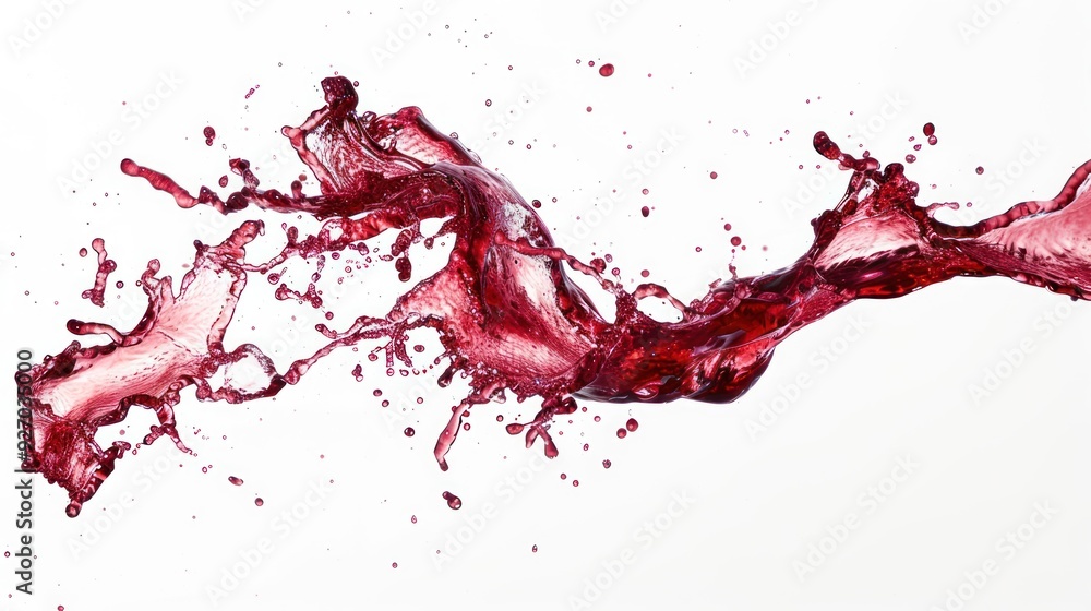 Red Liquid Splash Abstract Red Liquid Splash Abstract