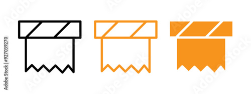 aluminum foil icon web design in vector