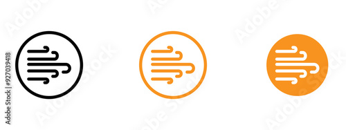 Clean Air Icon web design in vector