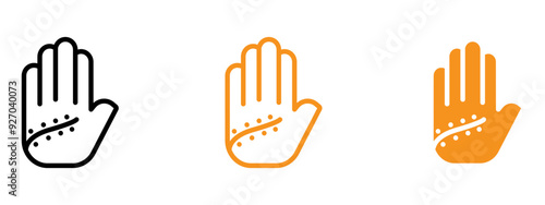 Scar icon web design in vector