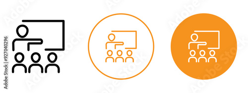 Training icon web design in vector