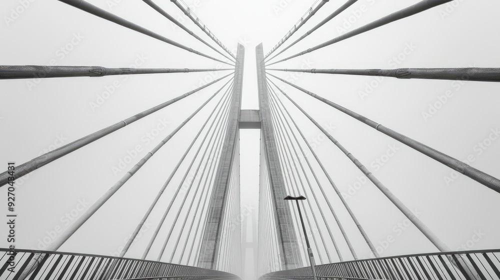 cable-stayed bridge closeup cable-stayed bridge closeup