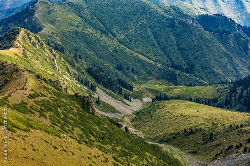 Fototapeta premium valley of the mountains