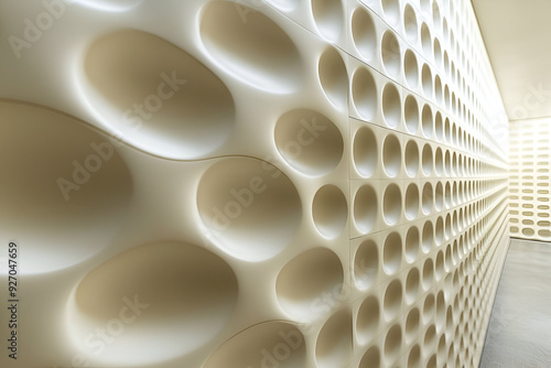 Wallpaper Mural abstract background with circles Torontodigital.ca