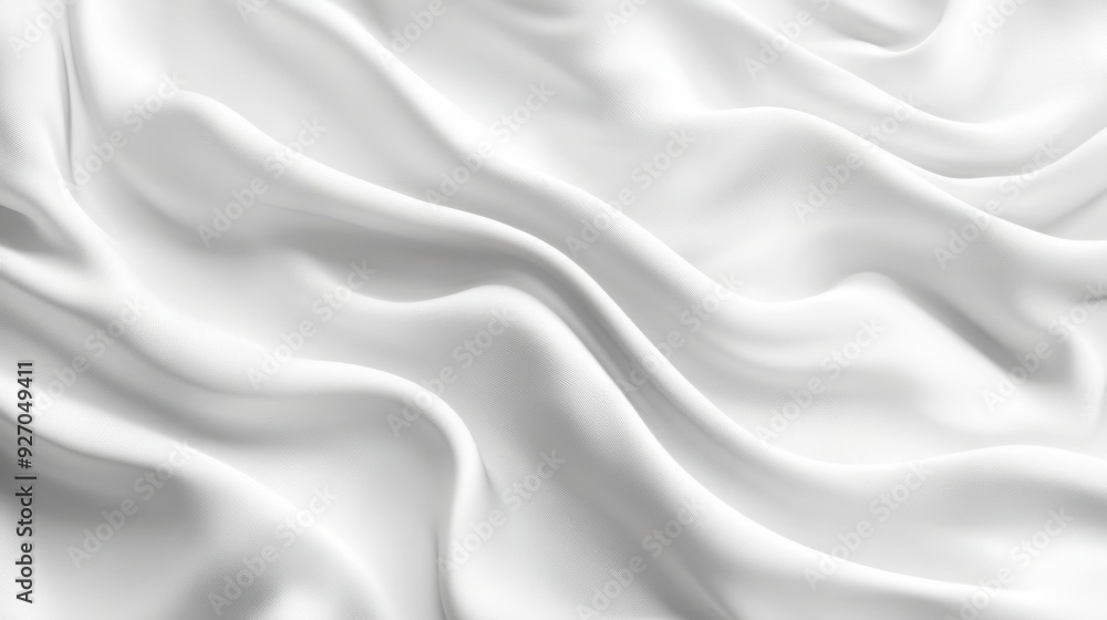 3D rendering of a white milk wave background 3D rendering of a white milk wave background