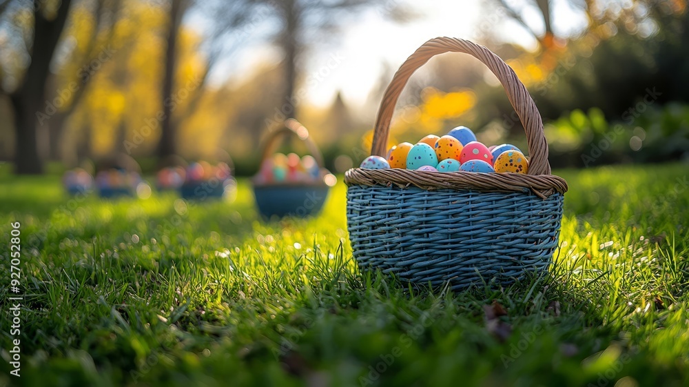 Easter Basket in Sunny Meadow Easter Basket in Sunny Meadow