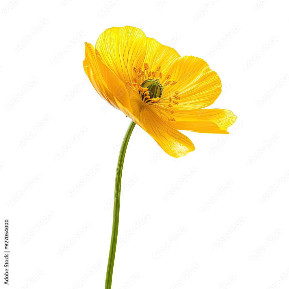 Single Yellow Flower on
translucent Single Yellow Flower on
translucent