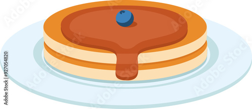 Pancake Illustration