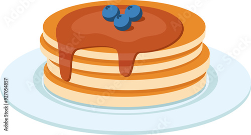 Pancake Illustration