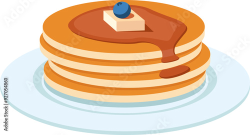Pancake Illustration