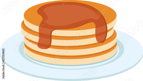 Pancake Illustration