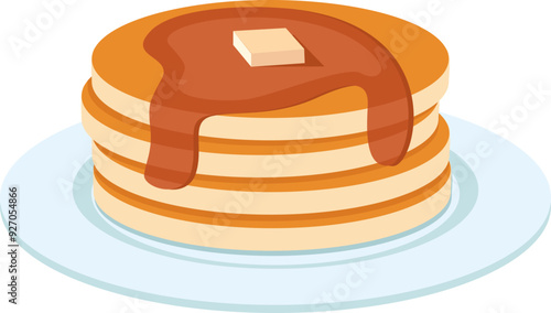 Pancake Illustration