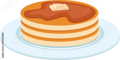 Pancake Illustration