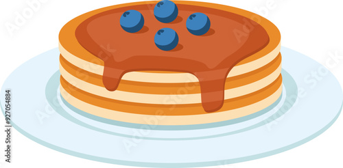 Pancake Illustration
