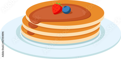 Pancake Illustration