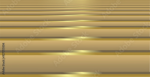 a composition of horizontal lines and rectangular areas with gradations of brown and gold that gives a calm, elegant and luxurious impression as inspiration for applied art designs