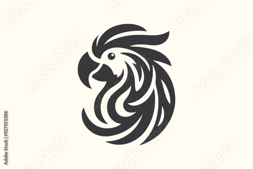 cute macaw vector, parrot illustration of a bird