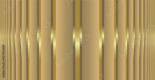 composition of vertical lines and rectangular areas with gradations of brown and gold that give the impression of being tall, strong, elegant and luxurious as inspiration for applied art designs