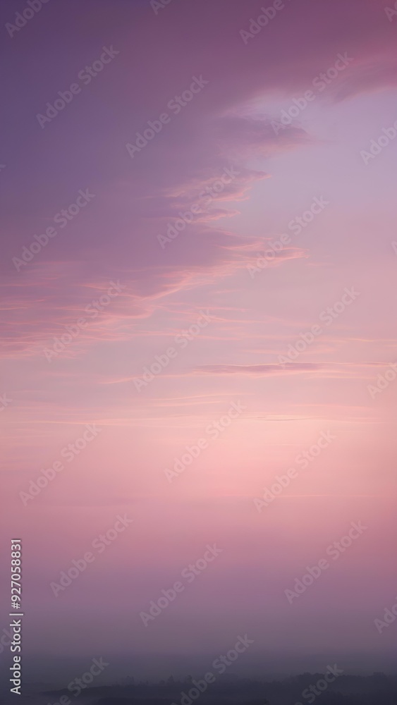 Fototapeta premium Pink sunset view background, sunset view, scenery