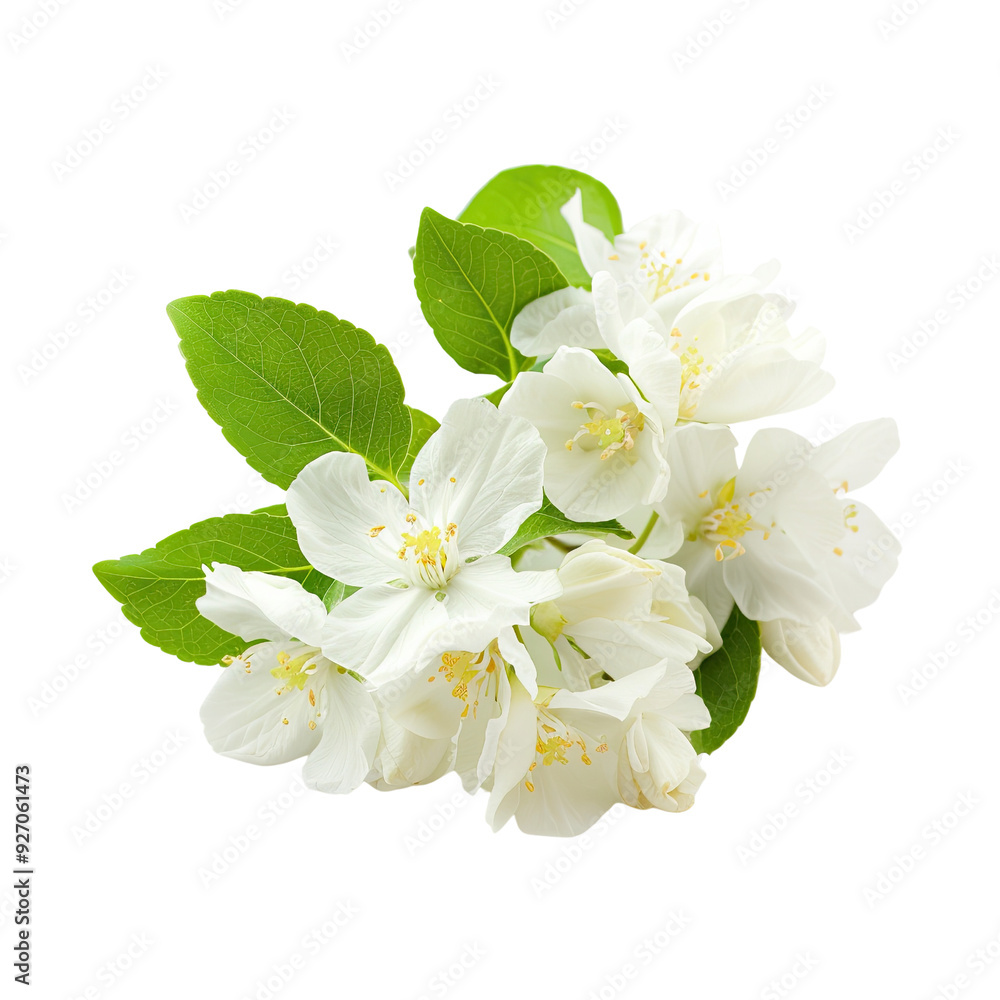 Obraz premium White Apple Blossoms on translucent