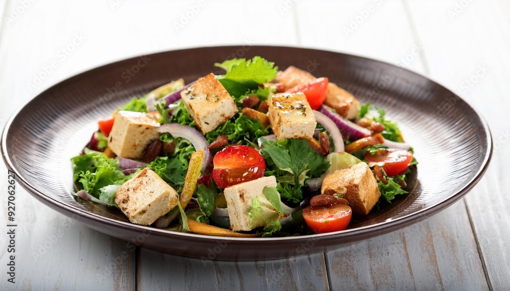 Indian healthy cuisine paneer salad Indian healthy cuisine paneer salad