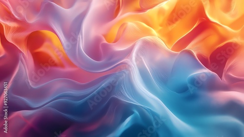 Wallpaper Mural Abstract Flowing Colors Torontodigital.ca