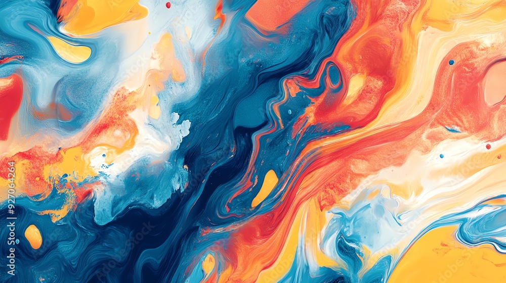 Abstract Swirling Colors Abstract Swirling Colors